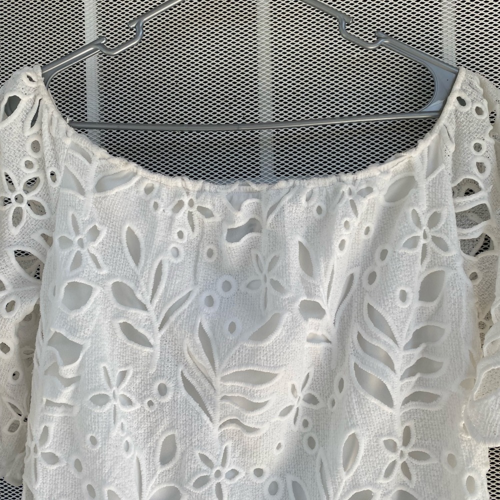 White Cocktail Dress - Picture 3 of 9
